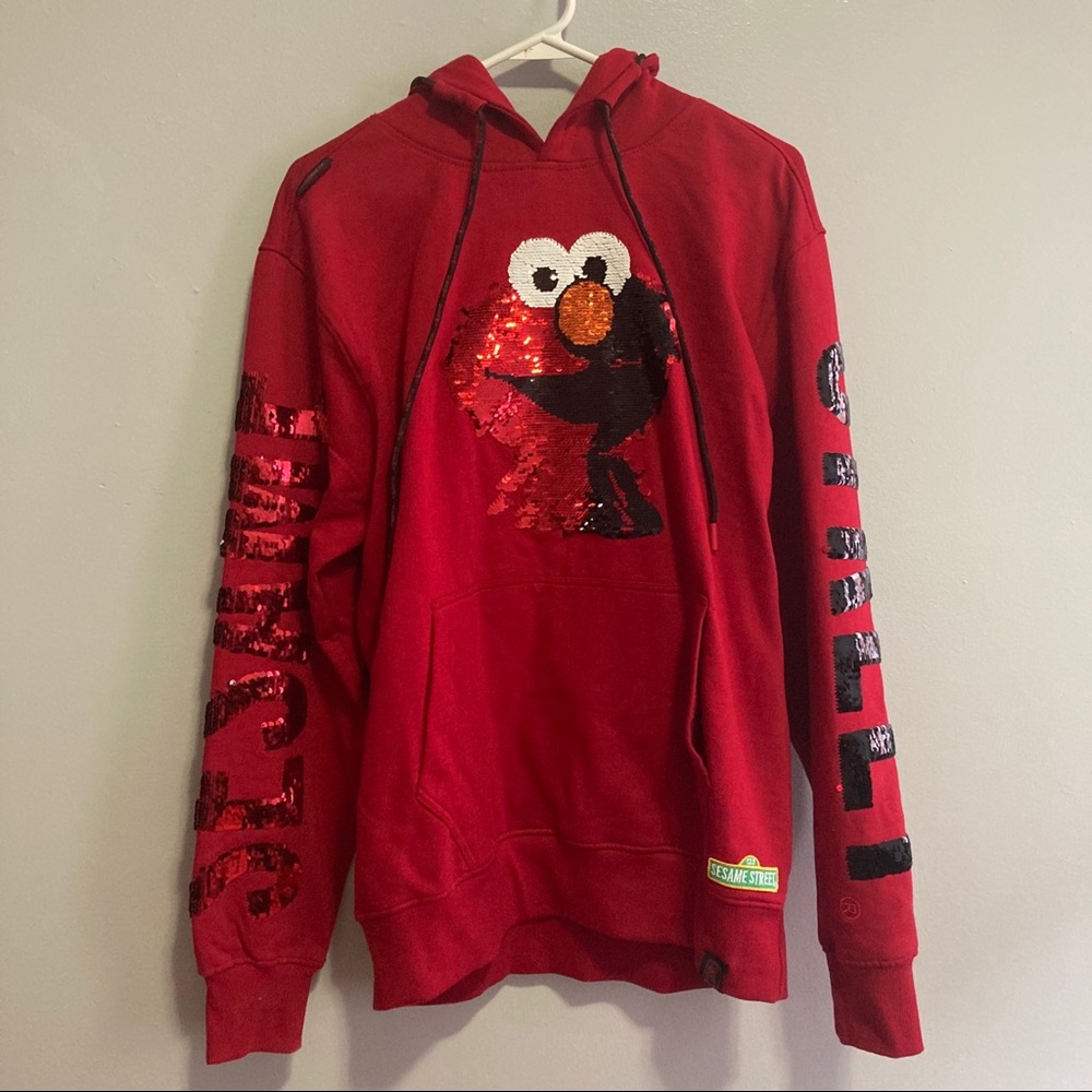 DE.KRYPTIC Elmo Sequin Hoodie